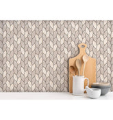 Beige Peel and Stick 3D Tiles